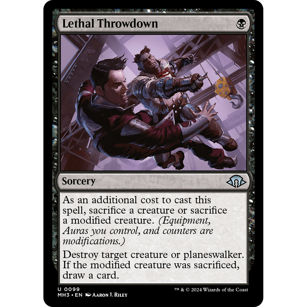 Lethal Throwdown (MH3-099) - Modern Horizons 3 Foil