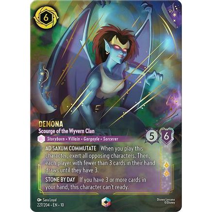 Demona - Scourge of the Wyvern Clan (Enchanted) (227/204) - Whispers in the Well Holofoil