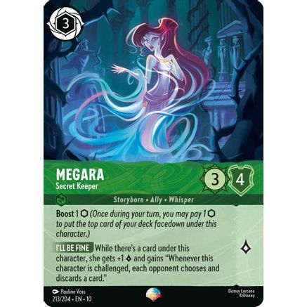 Megara - Secret Keeper (Epic) (213/204) - Whispers in the Well Holofoil