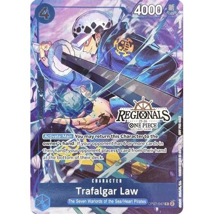 Trafalgar Law (CS 25-26 Regionals Textured Chase Promo) (OP07-047) - One Piece Promotion Cards Foil