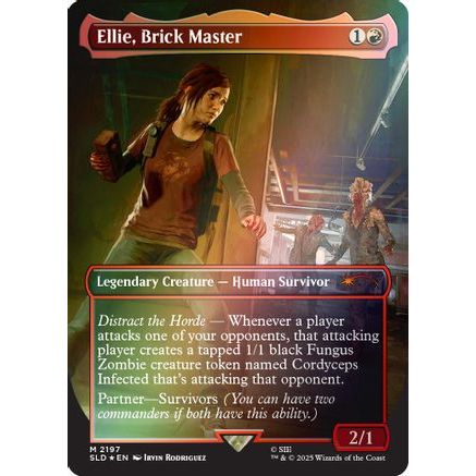 Ellie, Brick Master (Rainbow Foil) (SLD-2197) - Secret Lair Drop Series Foil