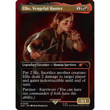 Ellie, Vengeful Hunter (SLD-2203) - Secret Lair Drop Series