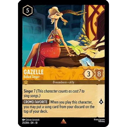 Gazelle - Ballad Singer (25/204) - Whispers in the Well Cold Foil