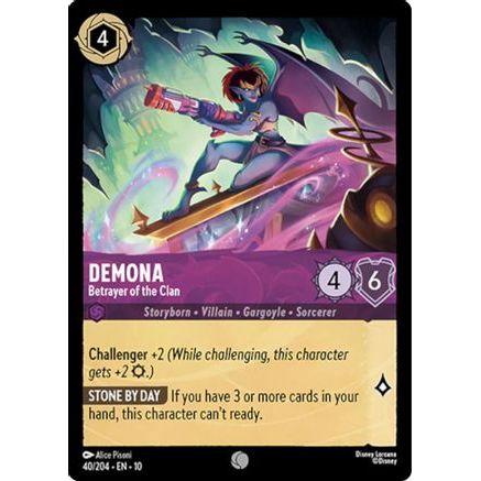 Demona - Betrayer of the Clan (40/204) - Whispers in the Well Cold Foil