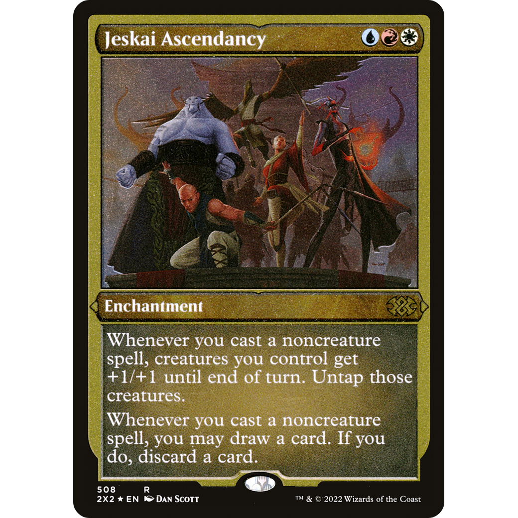 Jeskai Ascendancy (Foil Etched) (2X2-508) - Double Masters 2022 Foil