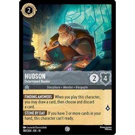 Hudson - Determined Reader (180/204) - Whispers in the Well Cold Foil