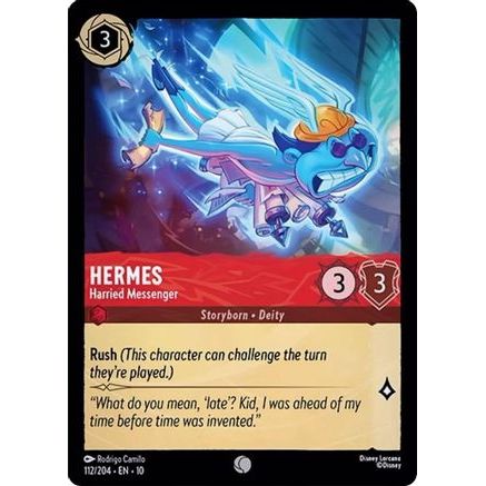 Hermes - Harried Messenger (112/204) - Whispers in the Well Cold Foil