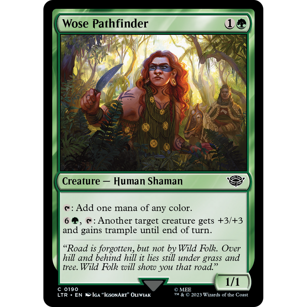 Wose Pathfinder (LTR-190) - The Lord of the Rings: Tales of Middle-earth Foil