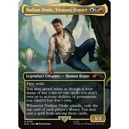 Nathan Drake, Treasure Hunter (SLD-2216) - Secret Lair Drop Series