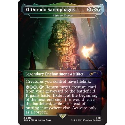 El Dorado Sarcophagus - Whip of Erebos (Rainbow Foil) (SLD-2218) - Secret Lair Drop Series Foil