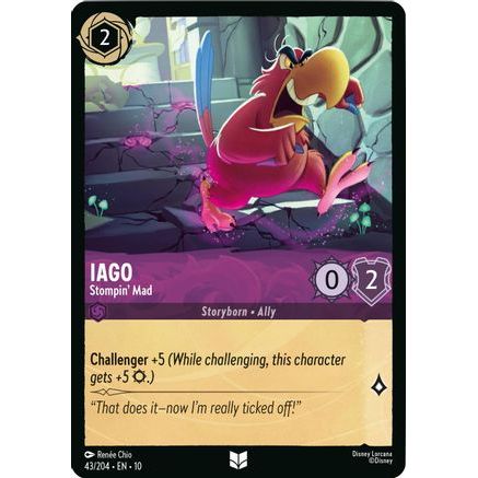 Iago - Stompin' Mad (43/204) - Whispers in the Well Cold Foil
