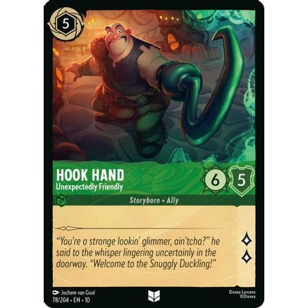 Hook Hand - Unexpectedly Friendly (78/204) - Whispers in the Well Cold Foil