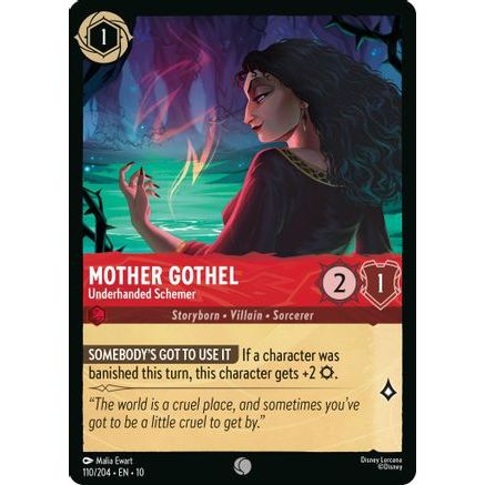 Mother Gothel - Underhanded Schemer (110/204) - Whispers in the Well Cold Foil