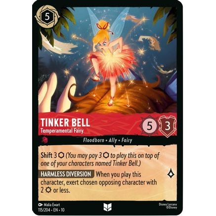 Tinker Bell - Temperamental Fairy (115/204) - Whispers in the Well Cold Foil