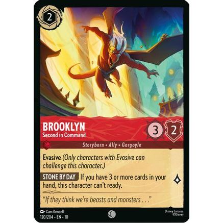 Brooklyn - Second in Command (120/204) - Whispers in the Well Cold Foil