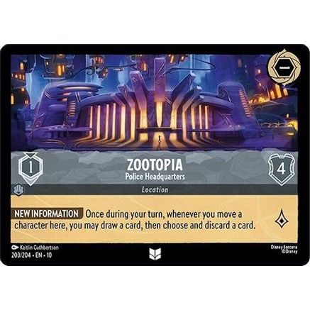 Zootopia - Police Headquarters (203/204) - Whispers in the Well Cold Foil