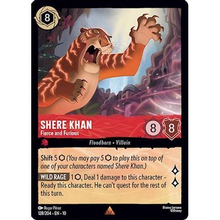 Shere Khan - Fierce and Furious (128/204) - Whispers in the Well Cold Foil