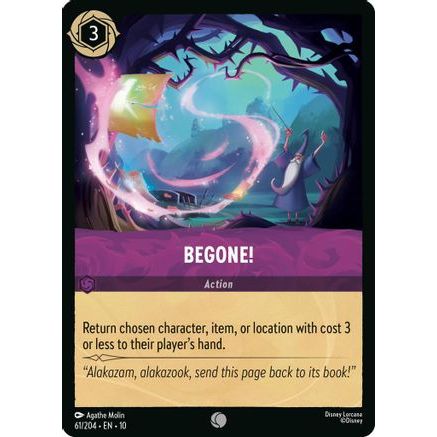 Begone! (61/204) - Whispers in the Well Cold Foil