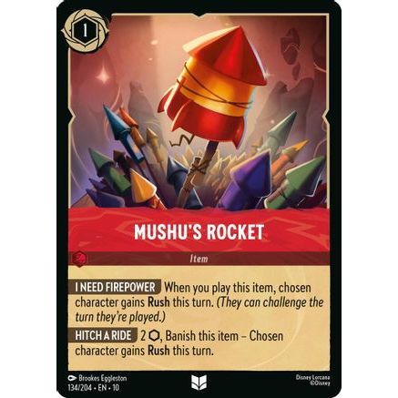 Mushu's Rocket (134/204) - Whispers in the Well Cold Foil