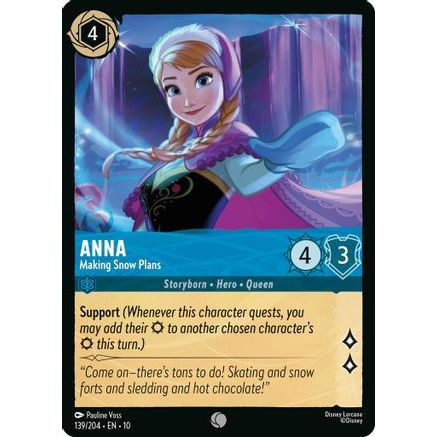 Anna - Making Snow Plans (139/204) - Whispers in the Well Cold Foil