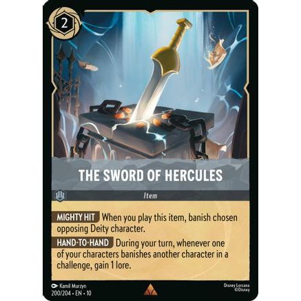The Sword of Hercules (200/204) - Whispers in the Well Cold Foil