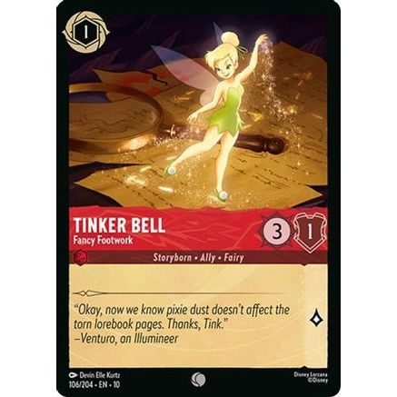 Tinker Bell - Fancy Footwork (106/204) - Whispers in the Well Cold Foil