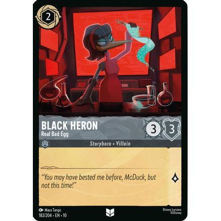 Black Heron - Real Bad Egg (182/204) - Whispers in the Well Cold Foil