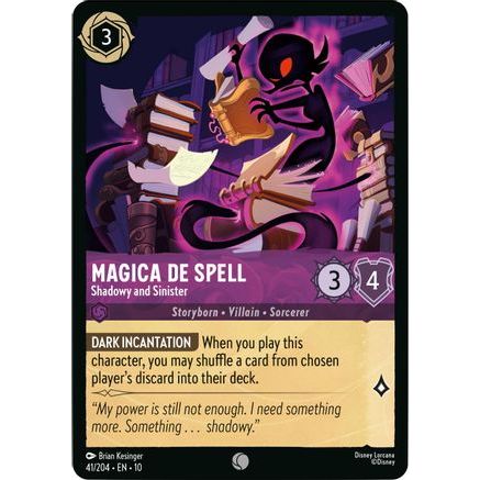 Magica De Spell - Shadowy and Sinister (41/204) - Whispers in the Well Cold Foil
