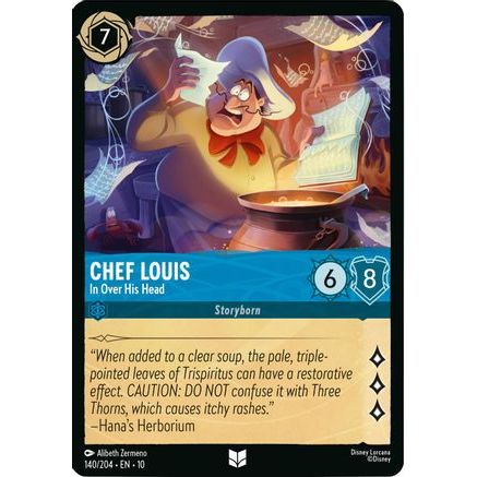 Chef Louis - In Over His Head (140/204) - Whispers in the Well Cold Foil