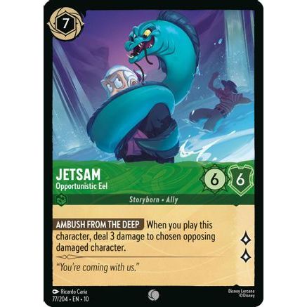 Jetsam - Opportunistic Eel (77/204) - Whispers in the Well Cold Foil