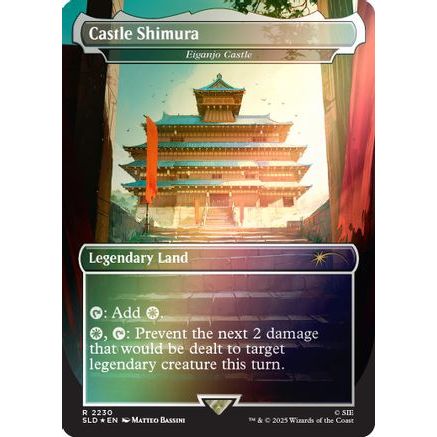 Castle Shimura - Eiganjo Castle (Rainbow Foil) (SLD-2230) - Secret Lair Drop Series Foil