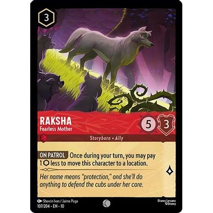 Raksha - Fearless Mother (107/204) - Whispers in the Well Cold Foil