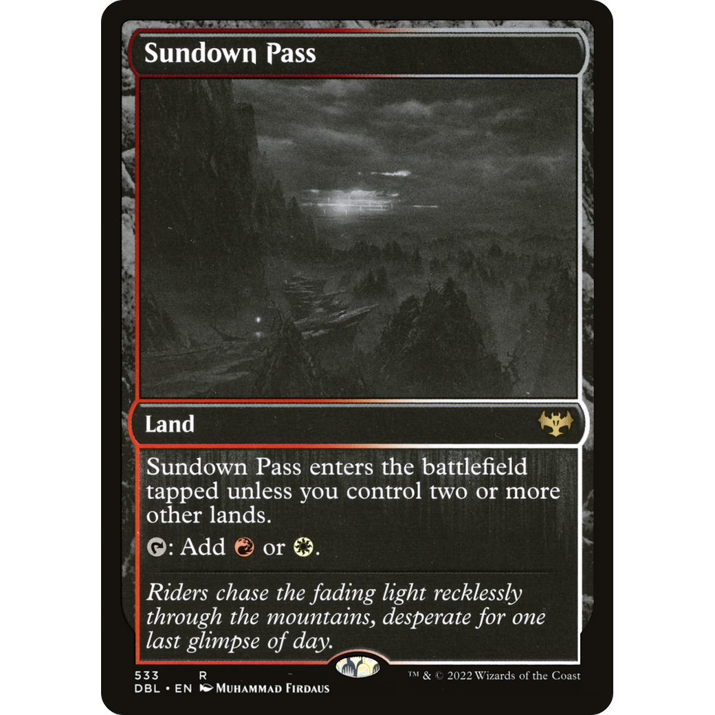 Sundown Pass (DBL-533) - Innistrad: Double Feature