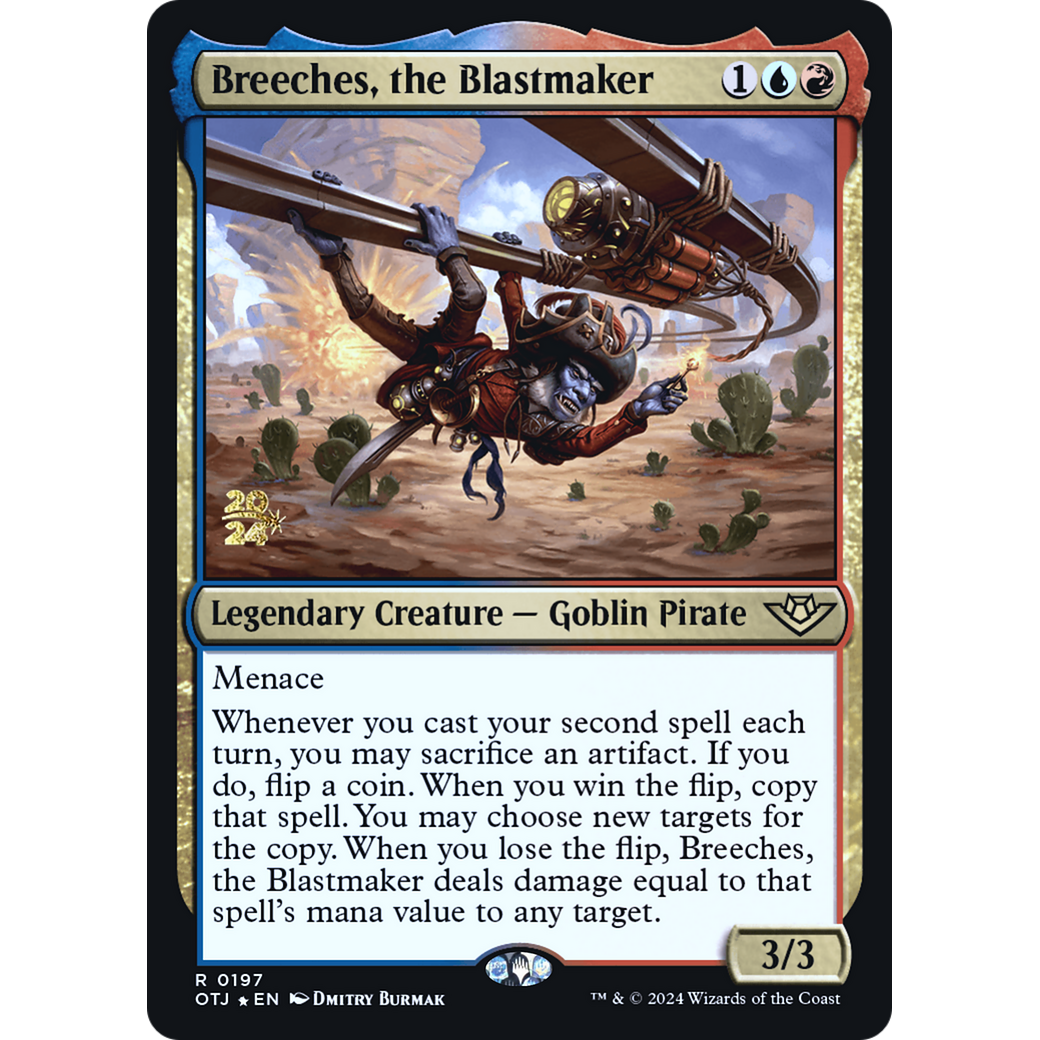 Breeches, the Blastmaker (PRE-197S) - Outlaws of Thunder Junction Promos Foil