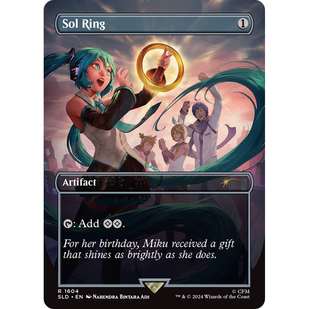 Sol Ring (1604) (SLD-1604) - Secret Lair Drop (Borderless)