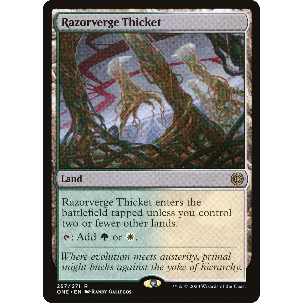 Razorverge Thicket (ONE-257) - Phyrexia: All Will Be One