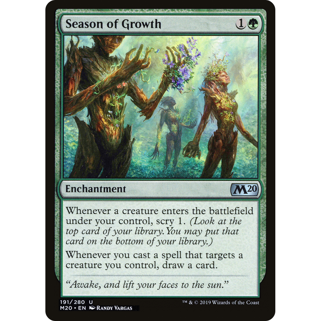 Season of Growth (M20-191) - Core Set 2020 Foil