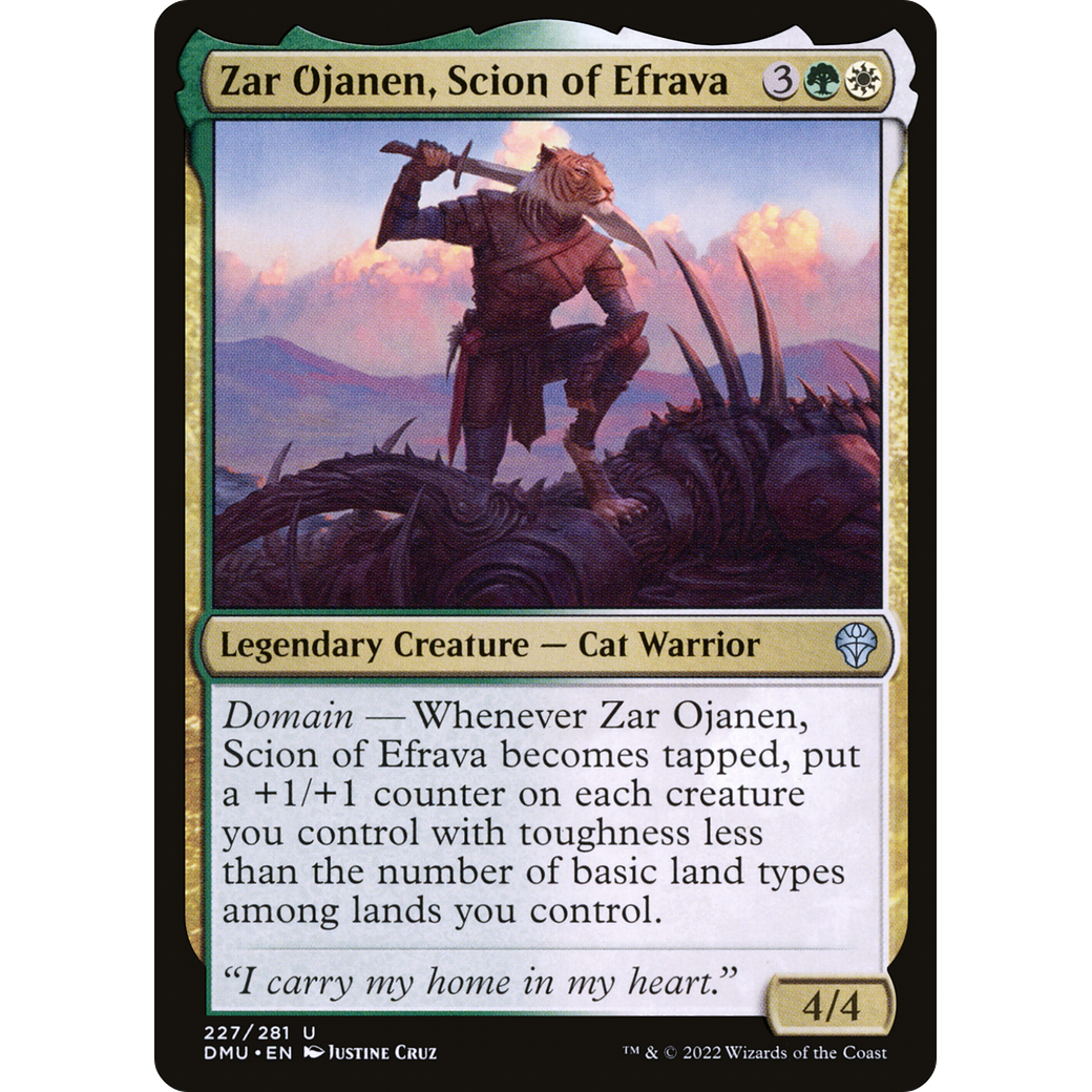 Zar Ojanen, Scion of Efrava (DMU-227) - Dominaria United Foil