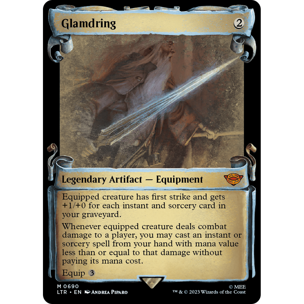 Glamdring (LTR-690) - The Lord of the Rings: Tales of Middle-earth: (Showcase) Foil