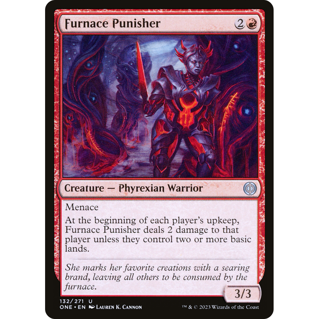 Furnace Punisher (ONE-132) - Phyrexia: All Will Be One Foil