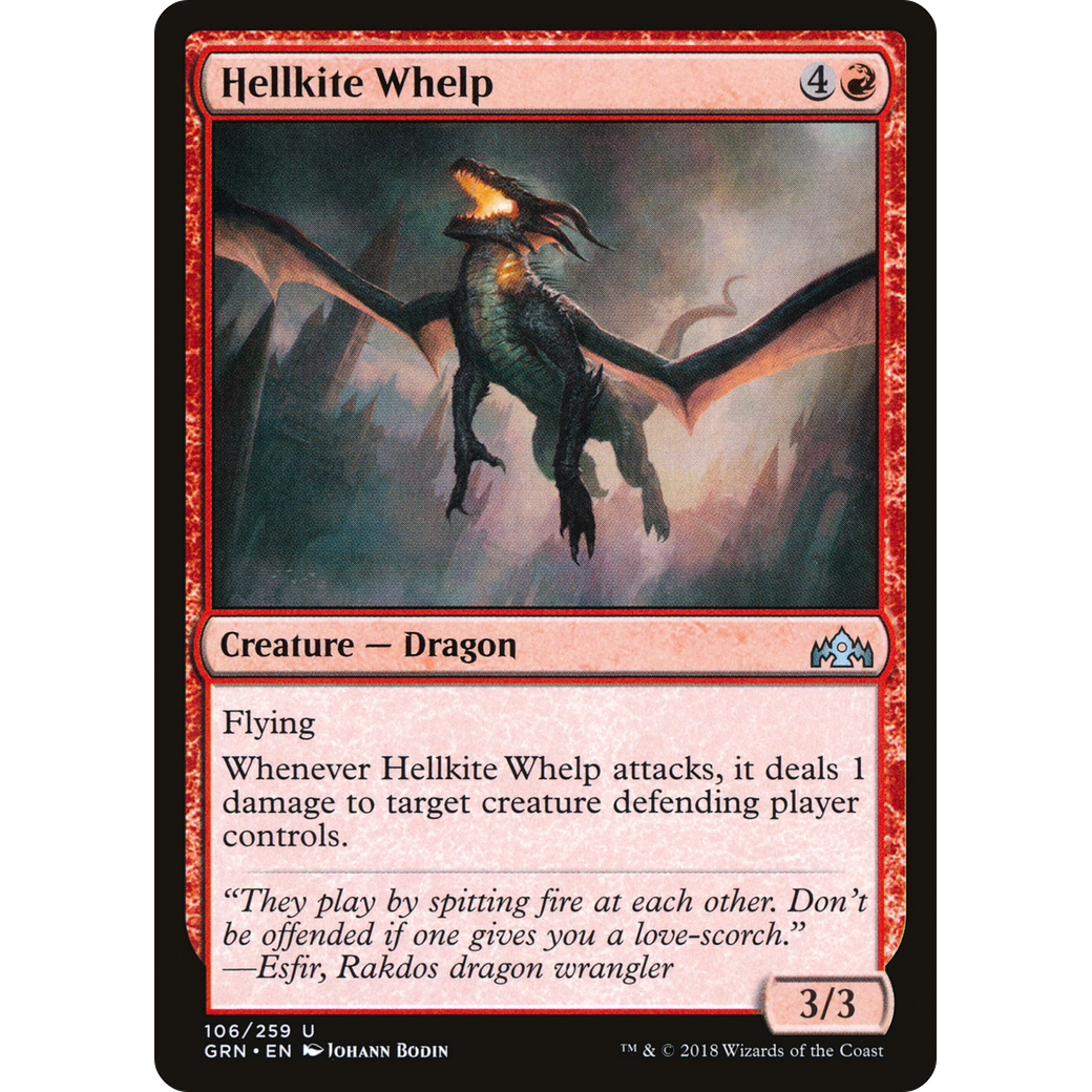 Hellkite Whelp (GRN-106) - Guilds of Ravnica