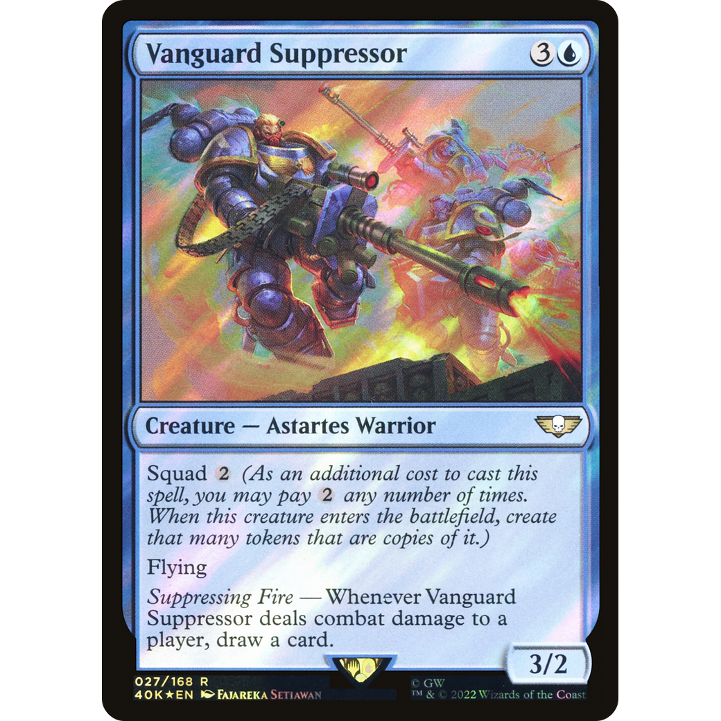 Vanguard Suppressor (40K-027) - Warhammer 40,000 Commander Foil