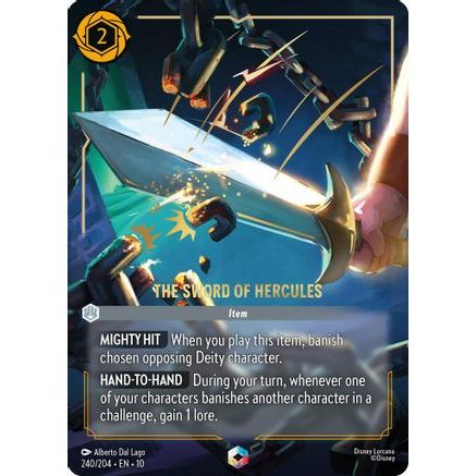 The Sword of Hercules (Enchanted) (240/204) - Whispers in the Well Holofoil