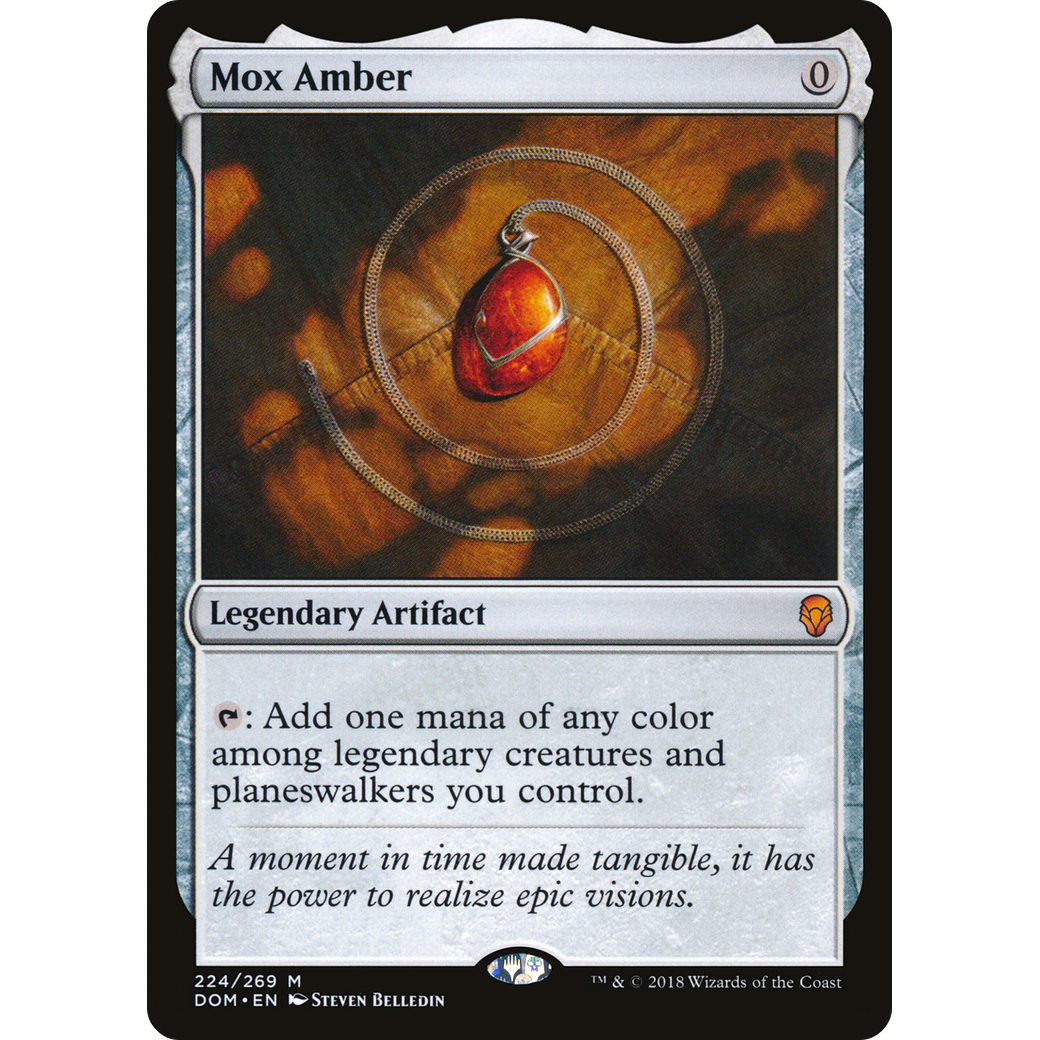 Mox Amber (DOM-224) - Dominaria Foil