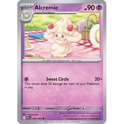 Alcremie 44 - ME02 Phantasmal Flames Reverse Holofoil