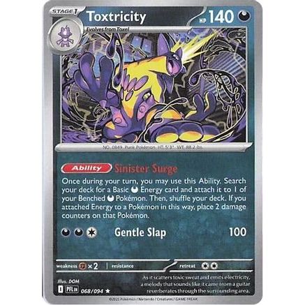 Toxtricity 68 - ME02 Phantasmal Flames Reverse Holofoil