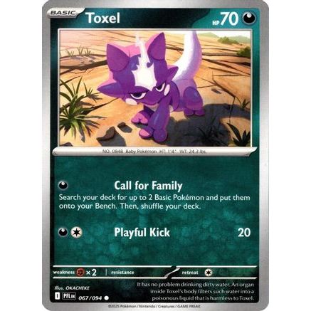 Toxel 67 - ME02 Phantasmal Flames Reverse Holofoil