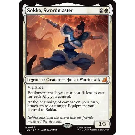 Sokka, Swordmaster (TLE-083) - Avatar: The Last Airbender: Eternal-Legal Foil