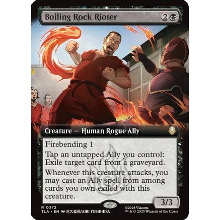 Boiling Rock Rioter (Extended Art) (TLA-372) - Avatar: The Last Airbender