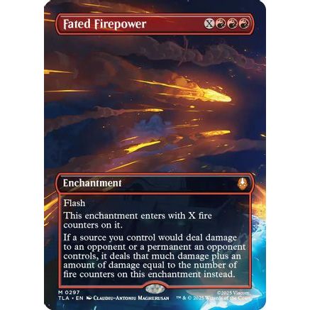Fated Firepower (Borderless) (TLA-297) - Avatar: The Last Airbender